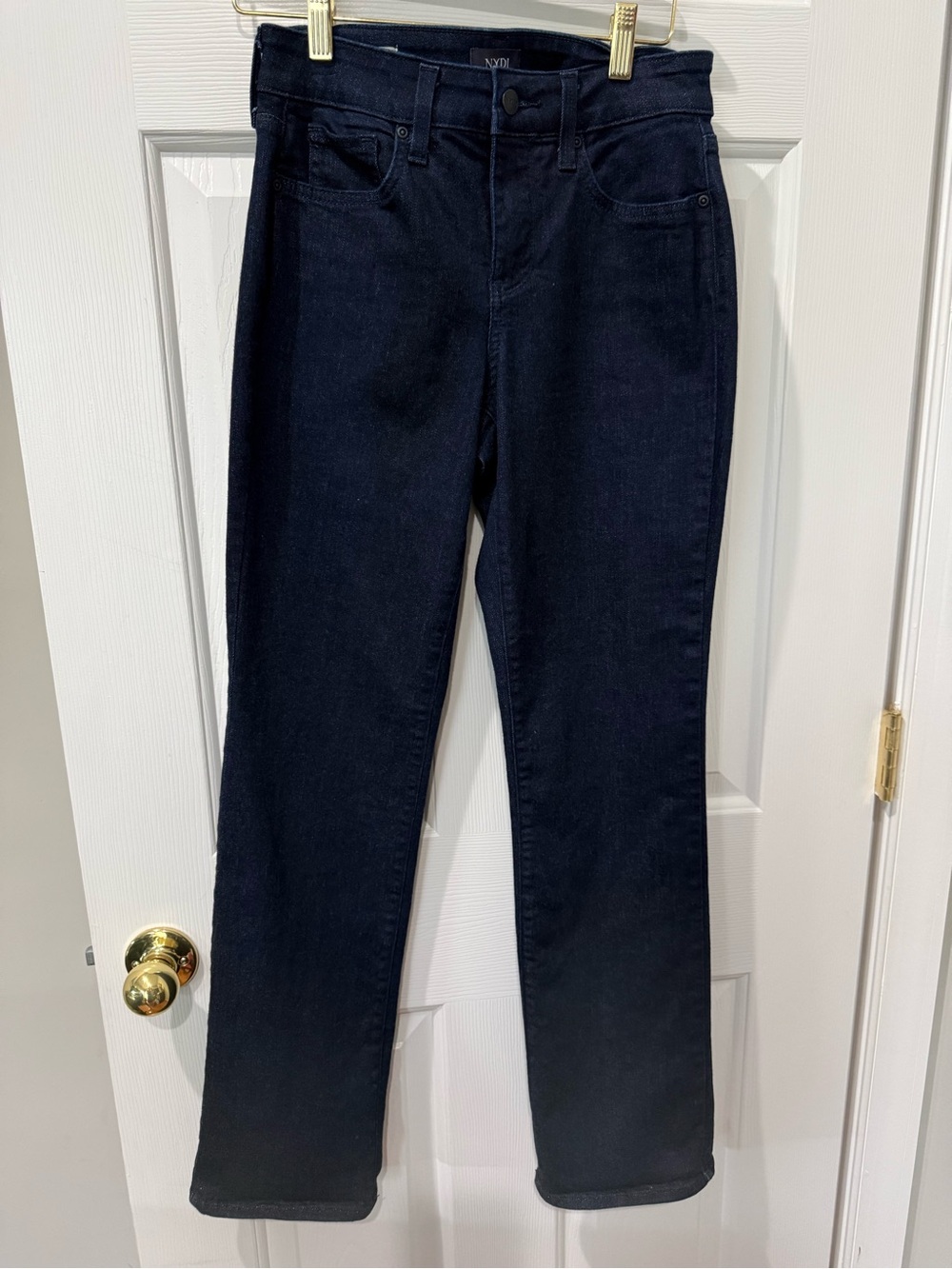 NYDJ Slim Straight Dark Indigo Jeans